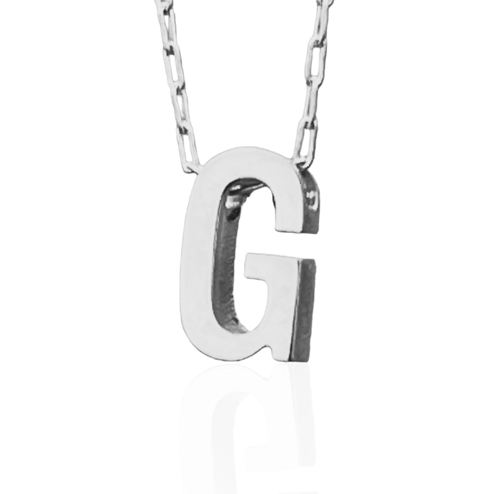 Halsband med bokstav | Guld & Silver | välj din egen