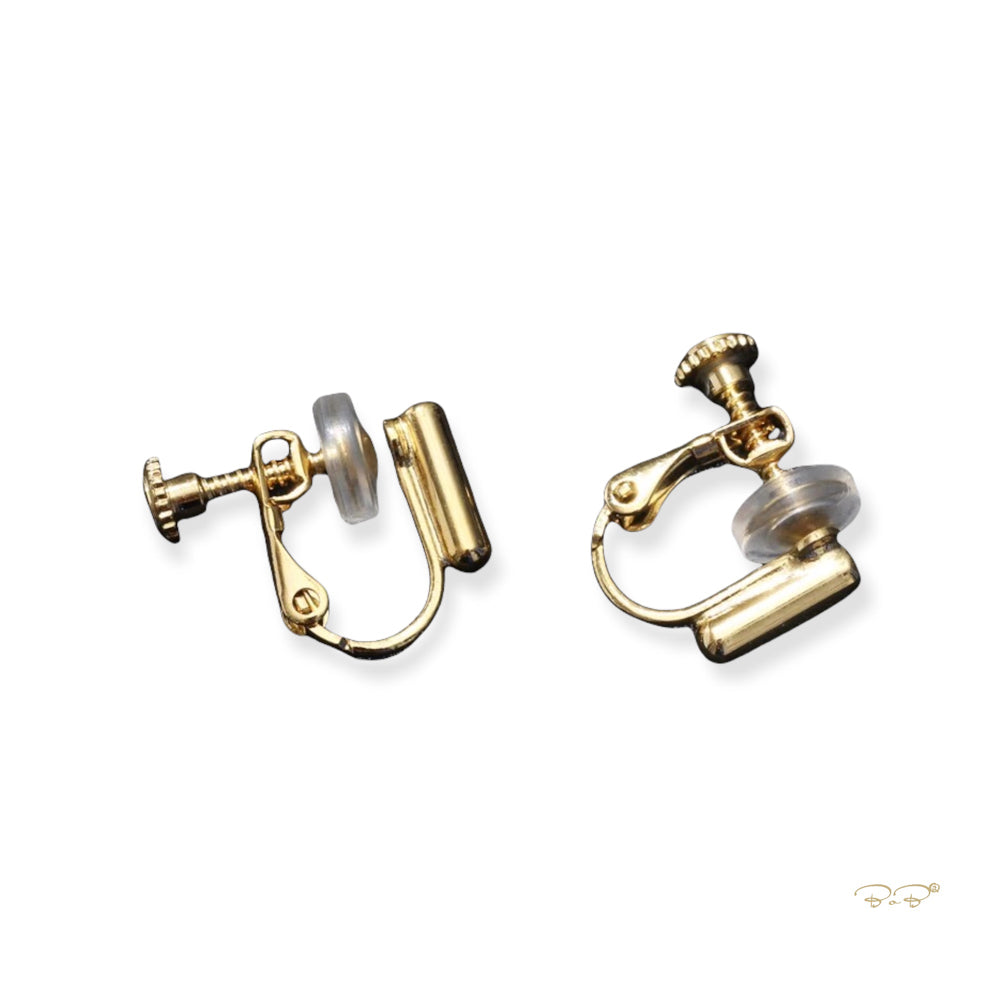 Öronclips | Silver & Guld